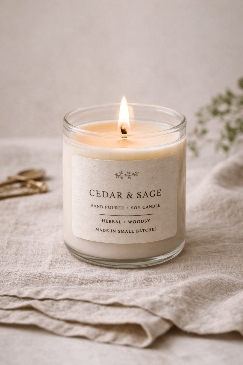 Cedar & Sage Candle